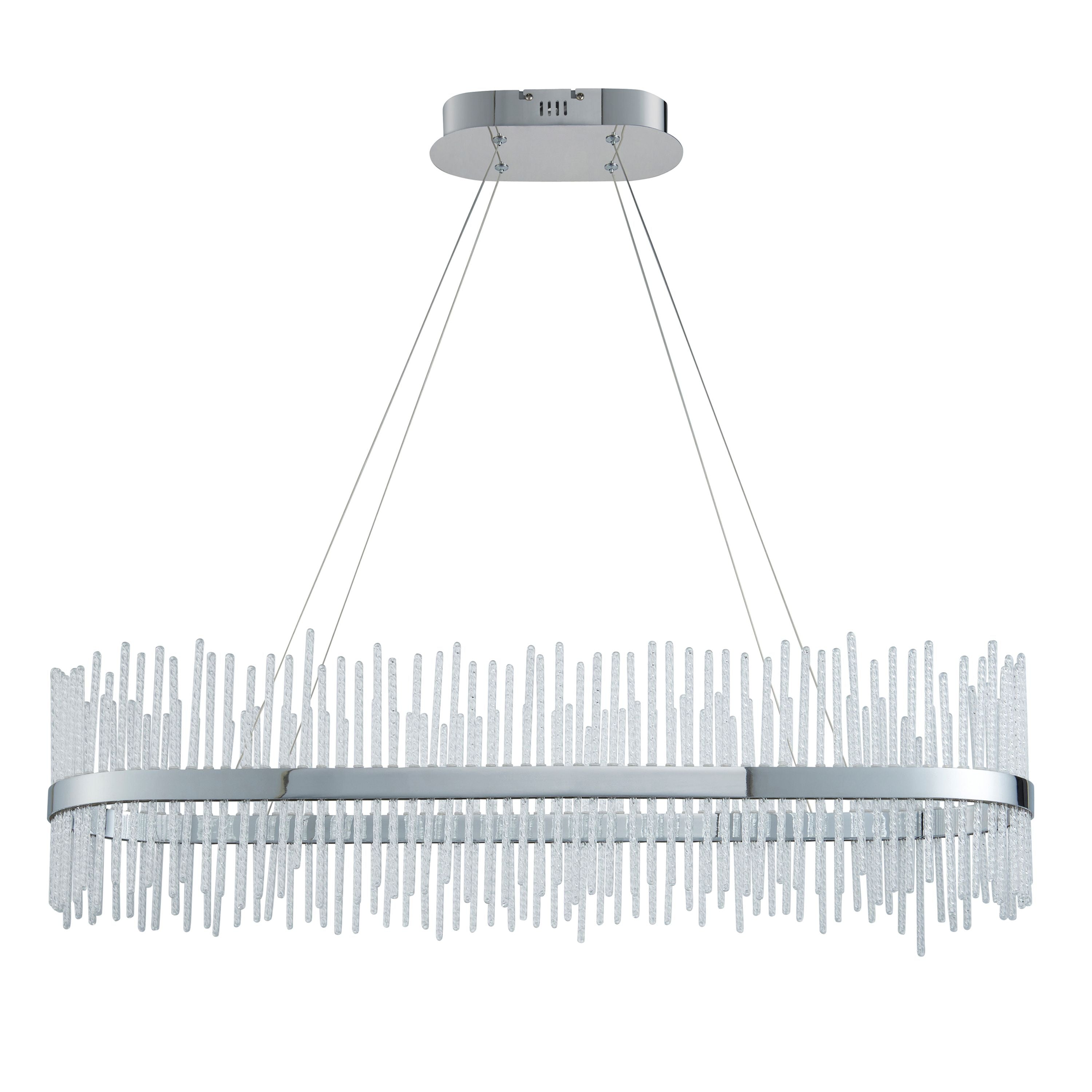 Meridian Linear Pendant Light – Chrome