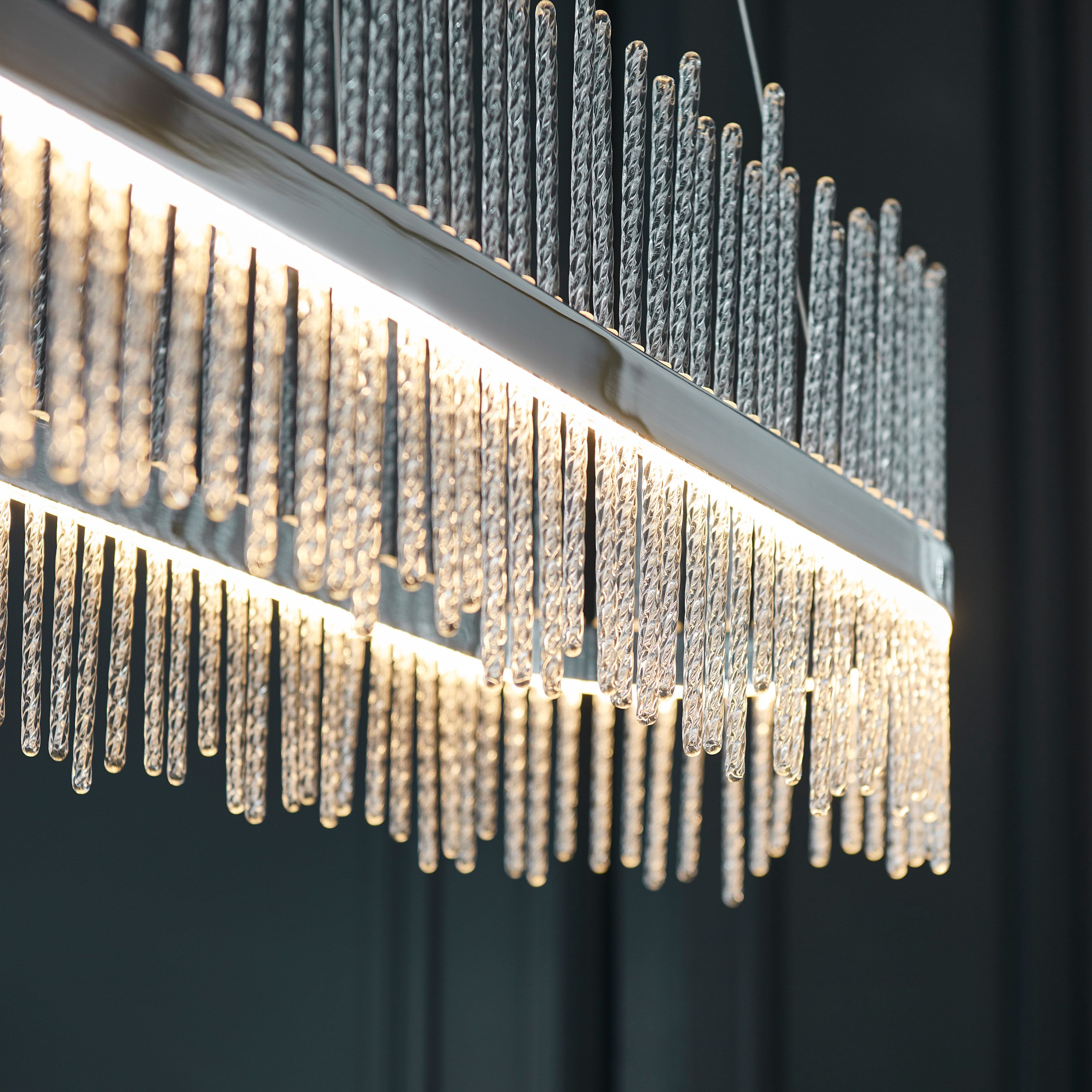 Meridian Linear Pendant Light – Chrome