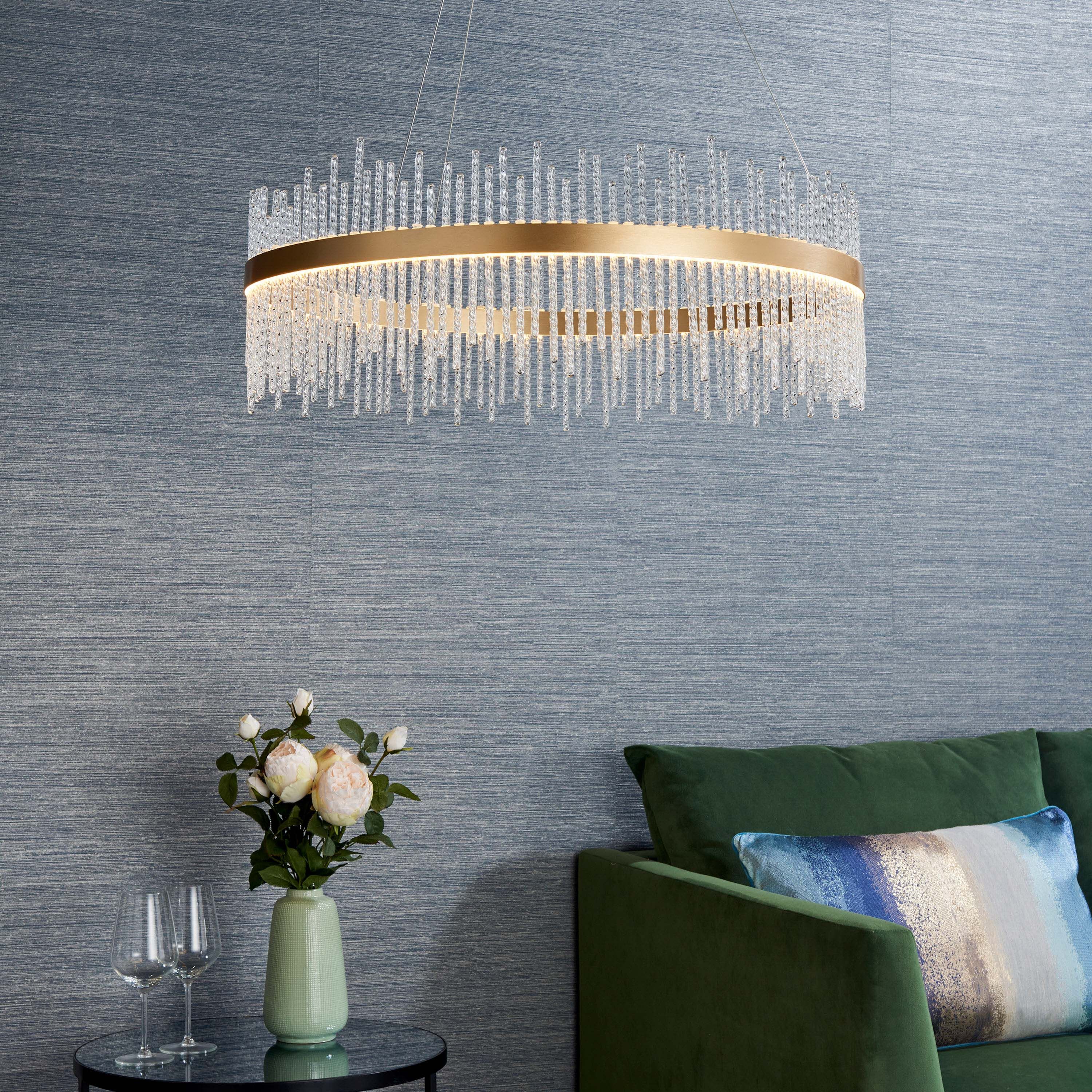 Meridian Pendant Light – Medium – Gold