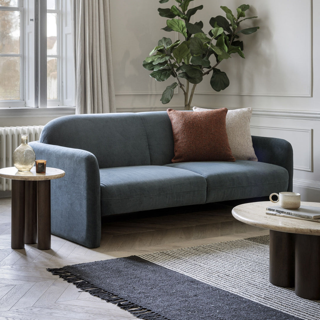 Merrick 3-Seater Sofa – Blue