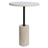 Merton Side Table – Cream Marble
