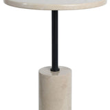 Merton Side Table – Cream Marble