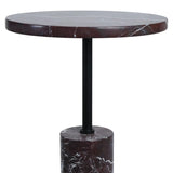 Merton Side Table – Red Marble