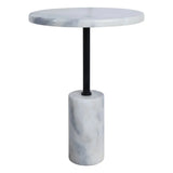 Merton Side Table – White Marble