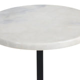 Merton Side Table – White Marble