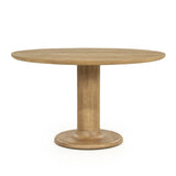 Milburn Round Dining Table – Natural – 130cm