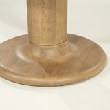 Milburn Round Dining Table – Natural – 130cm