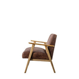 Millicent Sofa – Vintage Brown Leather