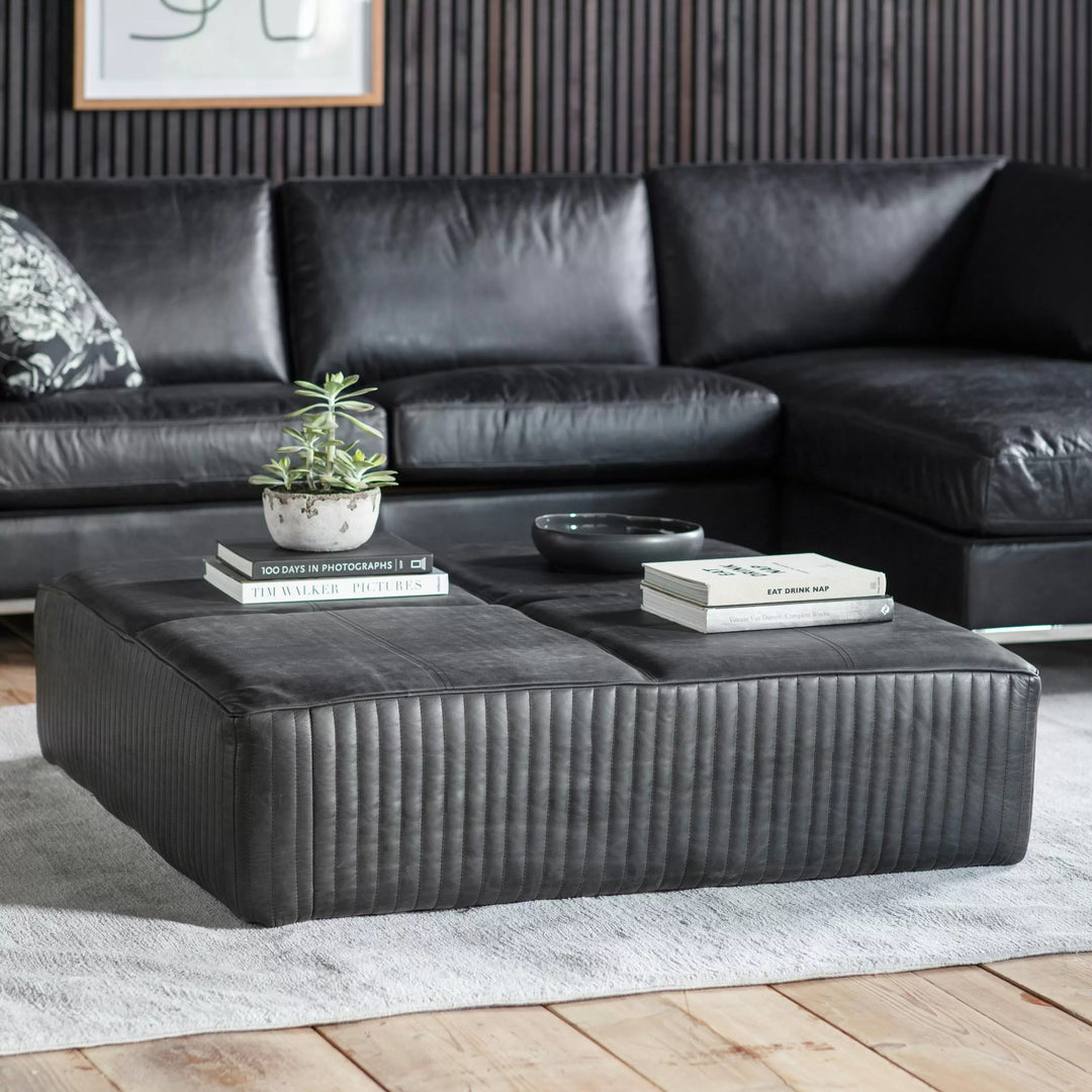 Montrose Leather Slab – Black