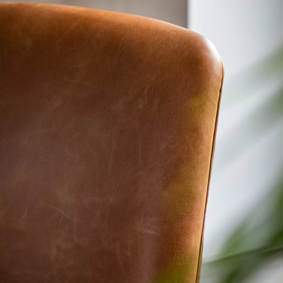 Murphy Armchair – Brown Leather