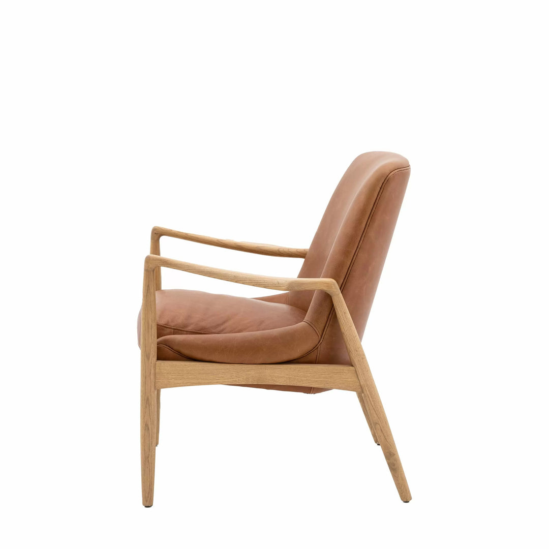 Murphy Armchair – Brown Leather