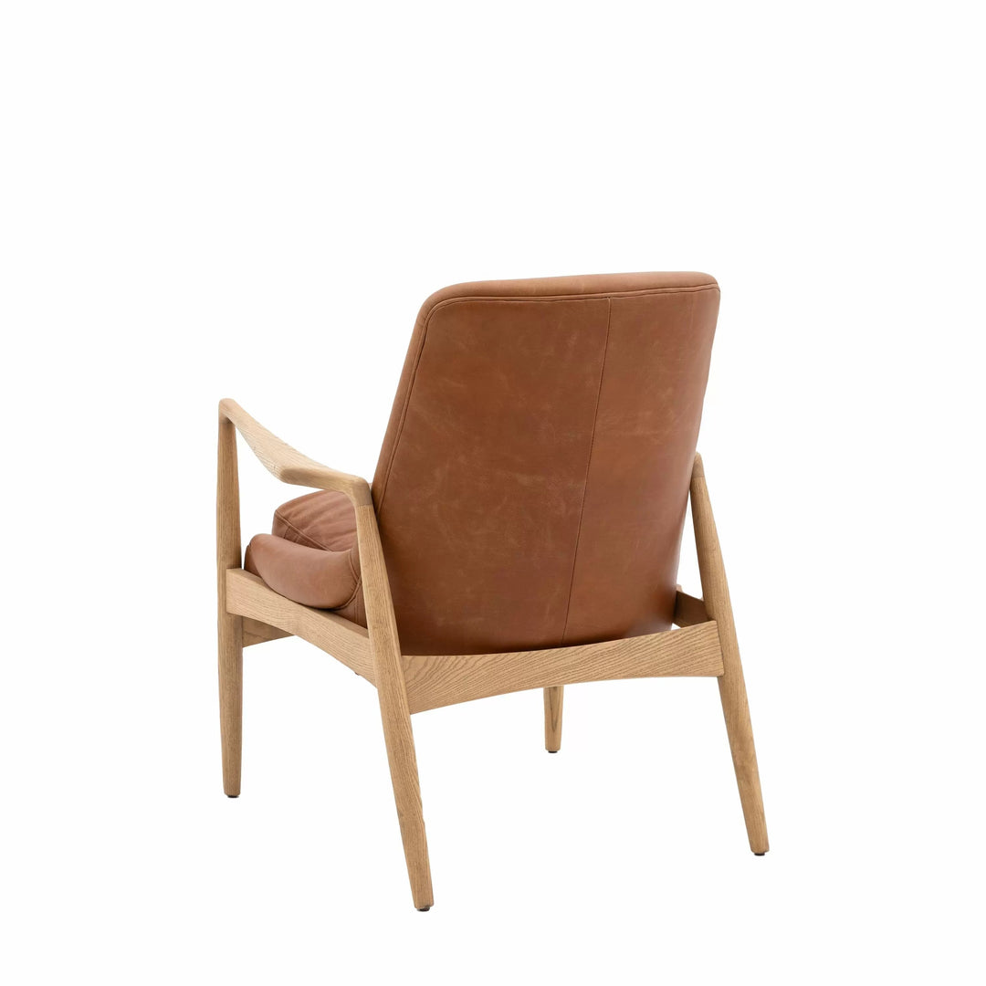 Murphy Armchair – Brown Leather