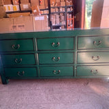 Lingbao Peacock Wide Chest of Drawers in Green – Second