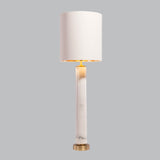 Livingsley Nash Table Lamp – White Marble