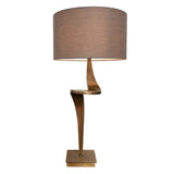 RV Astley Enzo Table Lamp – Antique Brass – Left