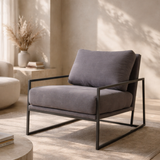 Tommy Franks Newell Lounge Chair – Charcoal
