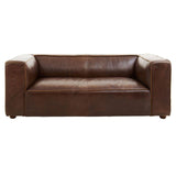 Nicholas Leather 2 Seater Sofa – Mexico Brown