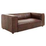 Nicholas Leather 2 Seater Sofa – Mexico Brown