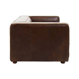 Nicholas Leather 2 Seater Sofa – Mexico Brown