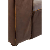 Nicholas Leather 2 Seater Sofa – Mexico Brown