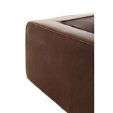 Nicholas Leather 3 Seater Sofa – Mexico Brown