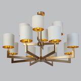 Livingsley Nico 12 Arm Chandelier – Antique Brass