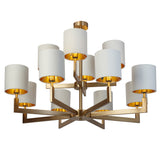 Livingsley Nico 12 Arm Chandelier – Antique Brass