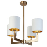 RV Astley Ealga 4 Arm Chandelier – Antique Brass