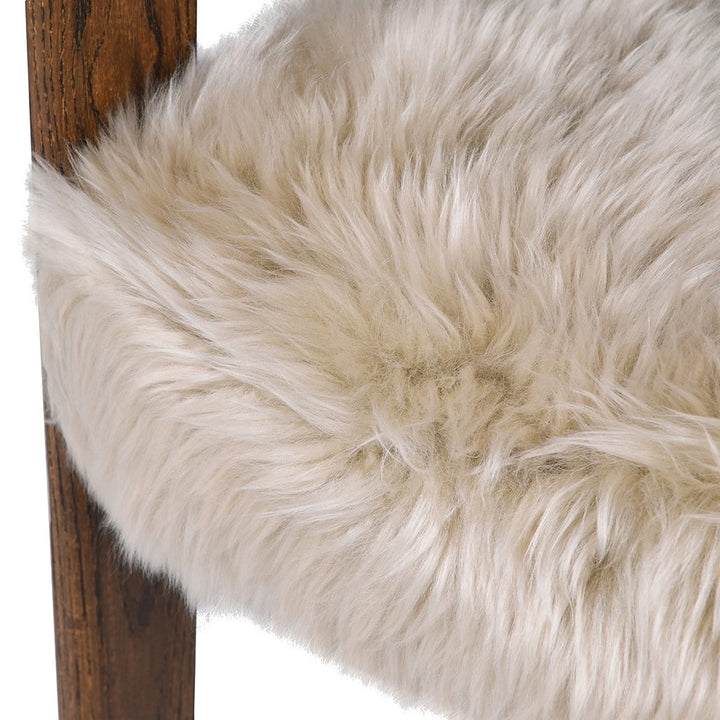 Nordic Sheepskin Dining Chair