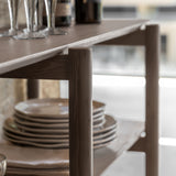 Nordo Open Shelving Unit – Smoked