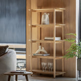 Nordo Tall Open Shelving Unit – Natural