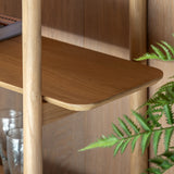 Nordo Tall Open Shelving Unit – Natural