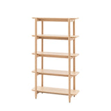 Nordo Tall Open Shelving Unit – Natural