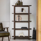 Nordo Tall Open Shelving Unit – Smoked