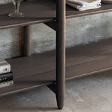 Nordo Tall Open Shelving Unit – Smoked