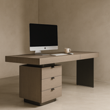 Tommy Franks Oston Office Desk – Grey – Left