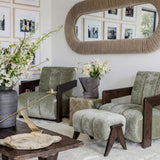 OTI Hudson Footstool – Dusty Sage