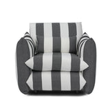 OTI Sycamore Chair – Black & White Striped
