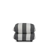 OTI Sycamore Pouffe – Black & White Striped