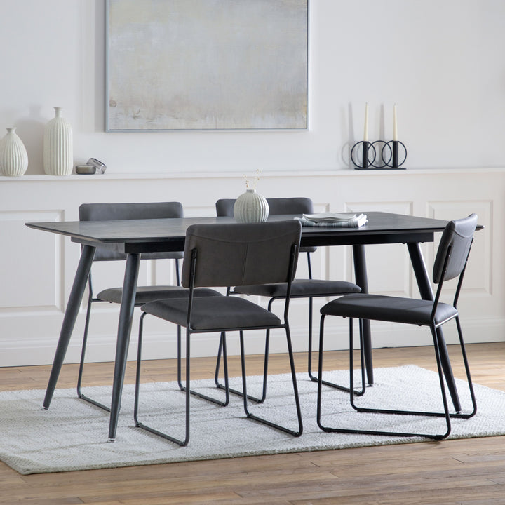 Ophelia Dining Table – Black