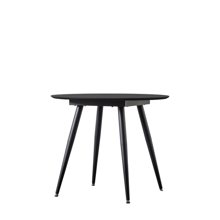 Ophelia Round Dining Table – Black