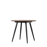 Ophelia Round Dining Table – Walnut