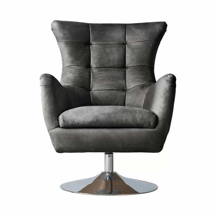 Orbit Swivel Chair – Antique Ebony