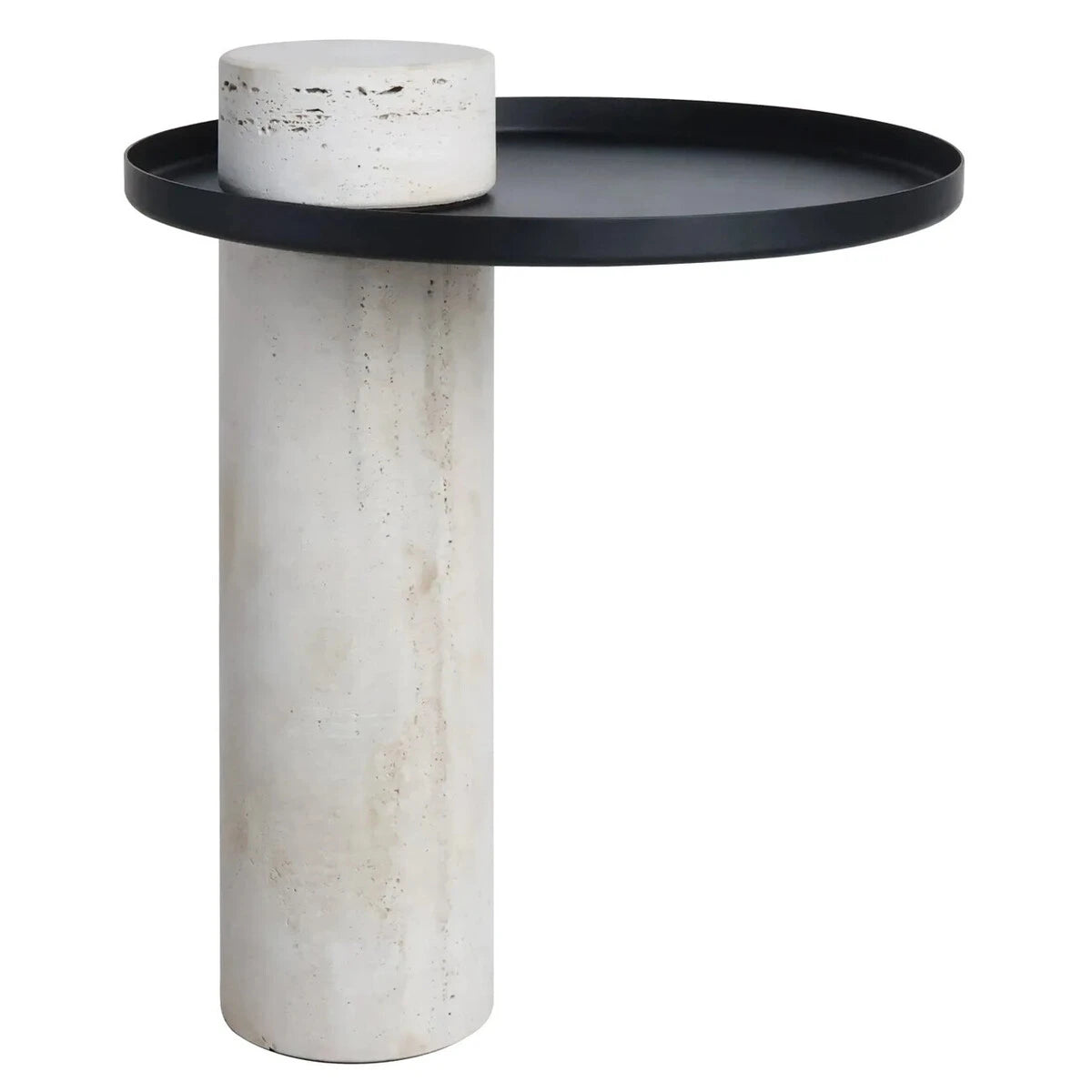 Osmond Side Table – Travertine