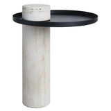 Osmond Side Table – Travertine