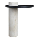 Osmond Side Table – Travertine