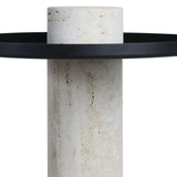 Osmond Side Table – Travertine