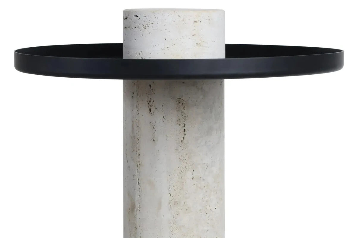 Osmond Side Table – Travertine