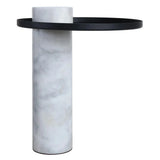 Osmond Side Table – White Marble