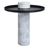 Osmond Side Table – White Marble